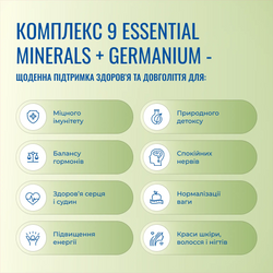 9 Essential Minerals + Germanium
